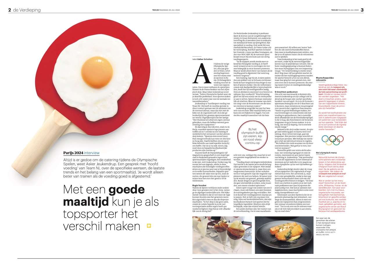 Trouw spread